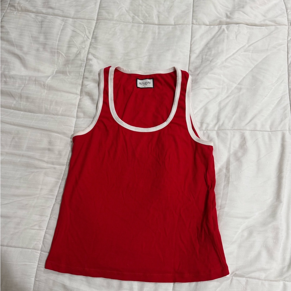 Red Women's Tank Top